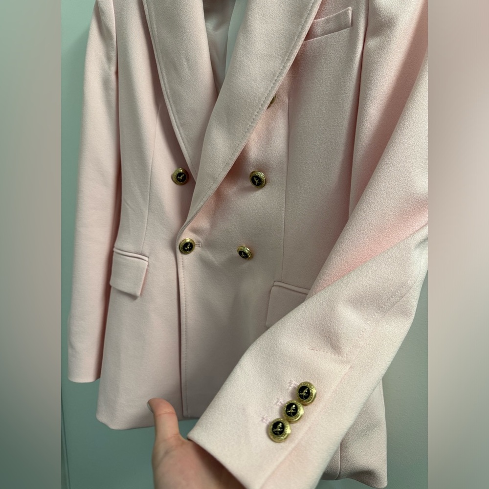 Zara BABY PINK Blazer